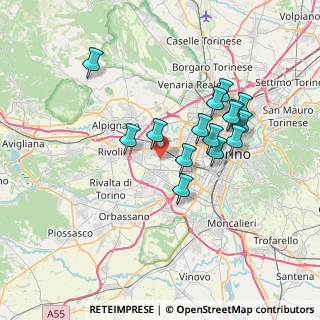 Mappa , 10095 Grugliasco TO, Italia (6.42933)