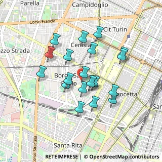 Mappa Via Trinità, 10141 Torino TO, Italia (0.7615)