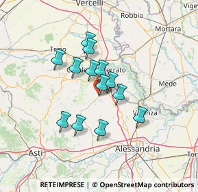 Mappa Strada Provinciale, 15030 Terruggia AL, Italia (10.23462)