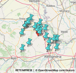 Mappa Strada Provinciale, 15030 Terruggia AL, Italia (10.803)