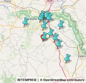 Mappa Strada Provinciale, 15030 Terruggia AL, Italia (6.25923)