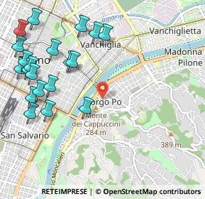 Mappa Via Vittorio Amedeo Gioanetti, 10100 Torino TO, Italia (1.3265)