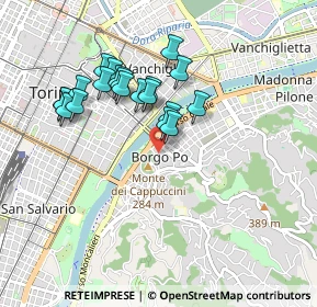 Mappa Via Vittorio Amedeo Gioanetti, 10100 Torino TO, Italia (0.808)