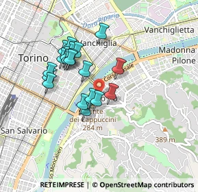 Mappa Via Vittorio Amedeo Gioanetti, 10100 Torino TO, Italia (0.7535)