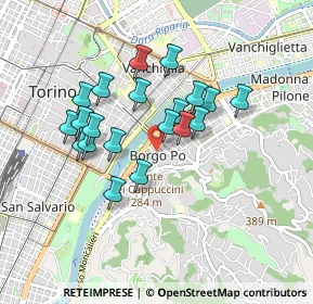 Mappa Via Vittorio Amedeo Gioanetti, 10100 Torino TO, Italia (0.753)