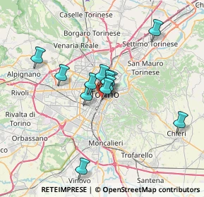 Mappa Via Mompatero, 10125 Torino TO, Italia (5.4725)