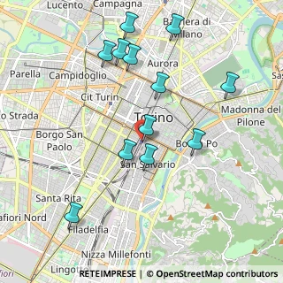 Mappa Via Mompatero, 10125 Torino TO, Italia (2.05333)