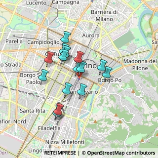 Mappa Stazione di Torino Porta Nuova, 10125 Torino TO, Italia (1.39938)