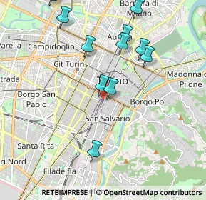 Mappa Via Mompatero, 10125 Torino TO, Italia (2.26333)