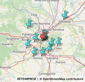 Mappa Via Mompatero, 10125 Torino TO, Italia (8.06929)