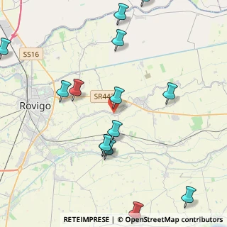 Mappa Via S. Biagio, 45010 Villadose RO, Italia (5.08714)
