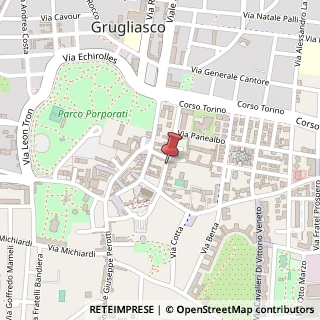 Mappa Via giustetti 20/e, 10095 Grugliasco, Torino (Piemonte)