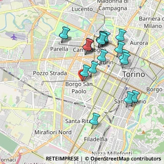 Mappa Via Volvera, 10141 Torino TO, Italia (1.919)