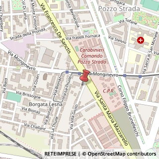 Mappa Via Villa Giusti, 8, 10142 Torino, Torino (Piemonte)
