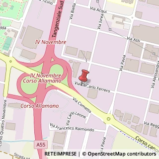 Mappa Via Ferrero, 2, 10098 Rivoli, Torino (Piemonte)