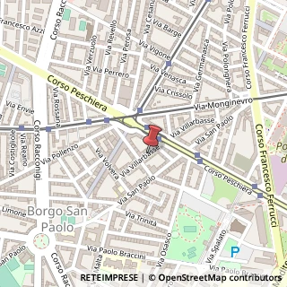 Mappa Via Villarbasse, 31/b, 10141 Torino, Torino (Piemonte)