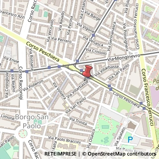 Mappa Via Villarbasse, 20/H, 10140 Torino, Torino (Piemonte)