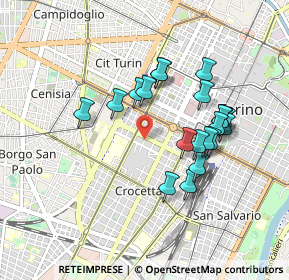 Mappa Via Giovanni Battista Bricherasio, 10129 Torino TO, Italia (0.8075)