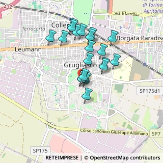 Mappa Piazza Guglielmo Marconi, 10095 Grugliasco TO, Italia (0.7615)