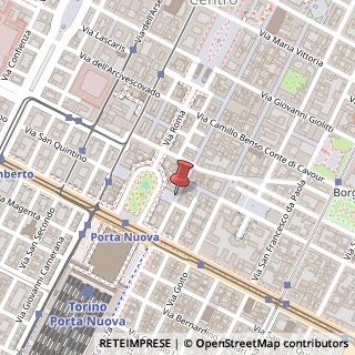 Mappa Via Giuseppe Luigi Lagrange, 43, 10123 Torino, Torino (Piemonte)
