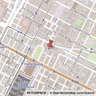 Mappa Via Giuseppe Luigi Lagrange, 38, 10123 Torino, Torino (Piemonte)