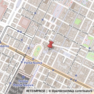 Mappa Via Giuseppe Luigi Lagrange, 43, 10123 Torino, Torino (Piemonte)