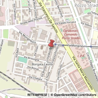 Mappa Via Bionaz, 8/A, 10142 Torino, Torino (Piemonte)