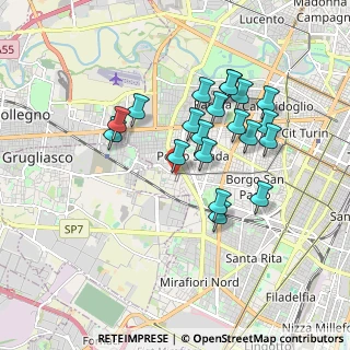 Mappa Via Bionaz, 10141 Torino TO, Italia (1.6325)