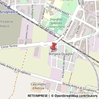 Mappa Via A. Fogazzaro, 20, 10095 Grugliasco, Torino (Piemonte)