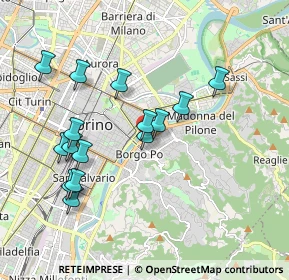 Mappa Via Monferrato, 10124 Torino TO, Italia (1.83333)