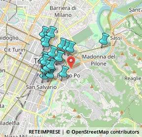 Mappa Via Monferrato, 10124 Torino TO, Italia (1.4255)