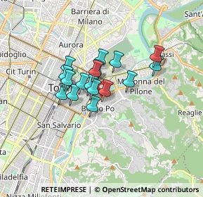 Mappa Via Monferrato, 10124 Torino TO, Italia (1.14118)