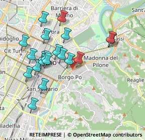 Mappa Via Monferrato, 10124 Torino TO, Italia (1.8865)