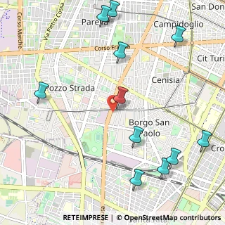 Mappa Corso Trapani, 10141 Torino TO, Italia (1.35545)