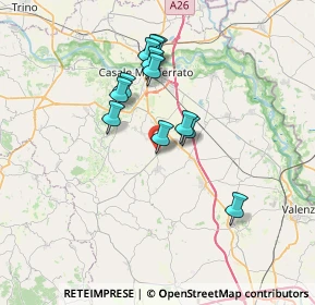 Mappa SP 50, 15030 Terruggia AL, Italia (5.89917)