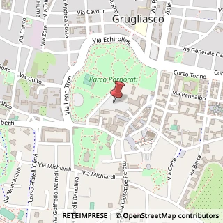Mappa Via Carolina Spanna, 25, 10095 Grugliasco, Torino (Piemonte)