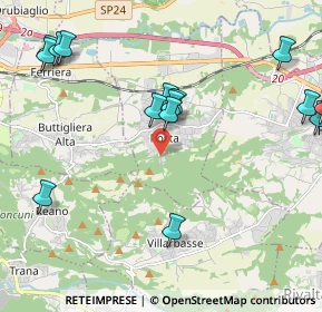 Mappa Strada Giraud Luvinere, 10090 Rosta TO, Italia (2.9225)