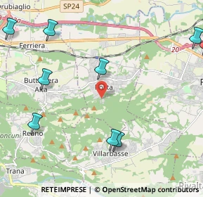 Mappa Strada Giraud Luvinere, 10090 Rosta TO, Italia (3.53063)