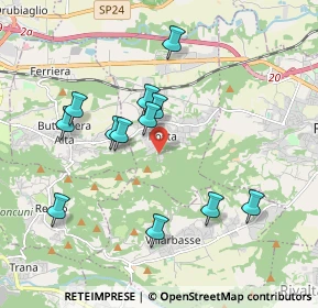 Mappa Strada Giraud Luvinere, 10090 Rosta TO, Italia (1.82333)