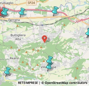 Mappa Strada Giraud Luvinere, 10090 Rosta TO, Italia (4.015)