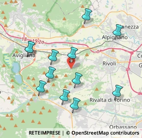 Mappa Strada Giraud Luvinere, 10090 Rosta TO, Italia (4.03)