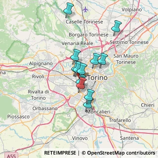Mappa Via Monte Vodice, 10141 Torino TO, Italia (4.88917)