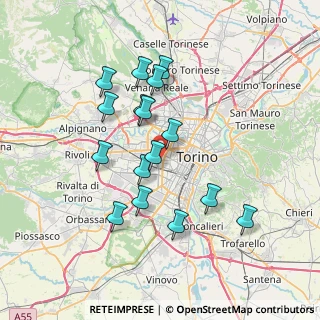 Mappa Via Monte Vodice, 10141 Torino TO, Italia (6.6525)