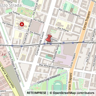 Mappa Via Monginevro,  152, 10141 Torino, Torino (Piemonte)