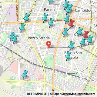 Mappa Via Monte Vodice, 10141 Torino TO, Italia (1.45)