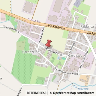 Mappa Via Sandro Pertini, 7, 27040 Bosnasco, Pavia (Lombardia)
