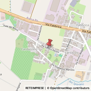 Mappa Via Sandro Pertini, 15, 27040 Bosnasco, Pavia (Lombardia)