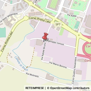 Mappa Via N. Bruno, 32, 10090 Rivoli, Torino (Piemonte)