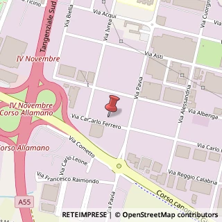 Mappa Via Ferrero, 13, 10098 Rivoli, Torino (Piemonte)
