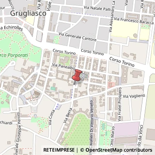 Mappa Via Giovanni Giolitti,  10, 10095 Grugliasco, Torino (Piemonte)